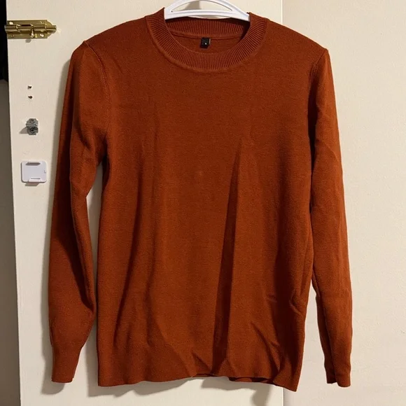 Men's Rust Sweater - Picture 1 of 2